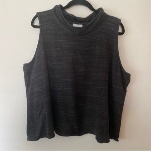 J. Jill Pure Jill High Neck Knit Cotton Blend Tank Top